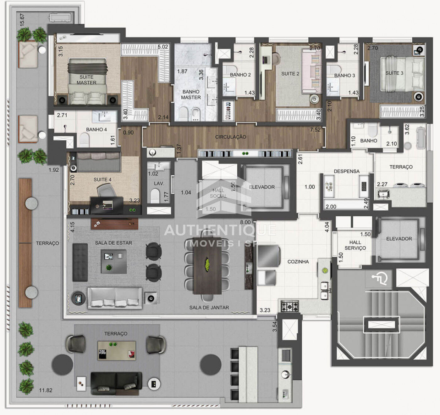 Apartamento, 4 quartos, 248 m² - Foto 26