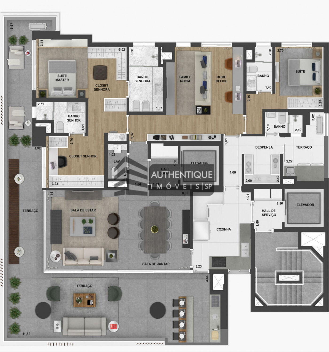 Apartamento à venda com 4 quartos, 248m² - Foto 30