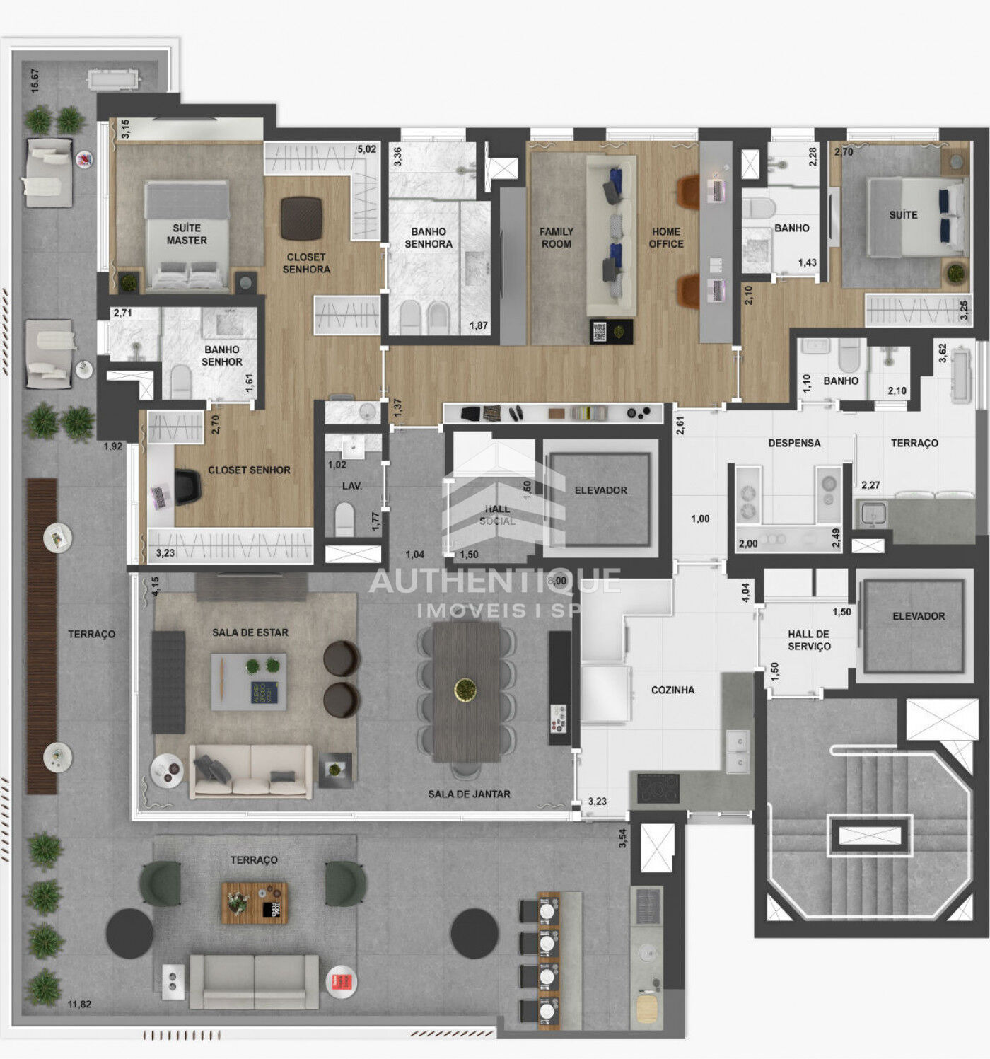 Apartamento, 4 quartos, 248 m² - Foto 30