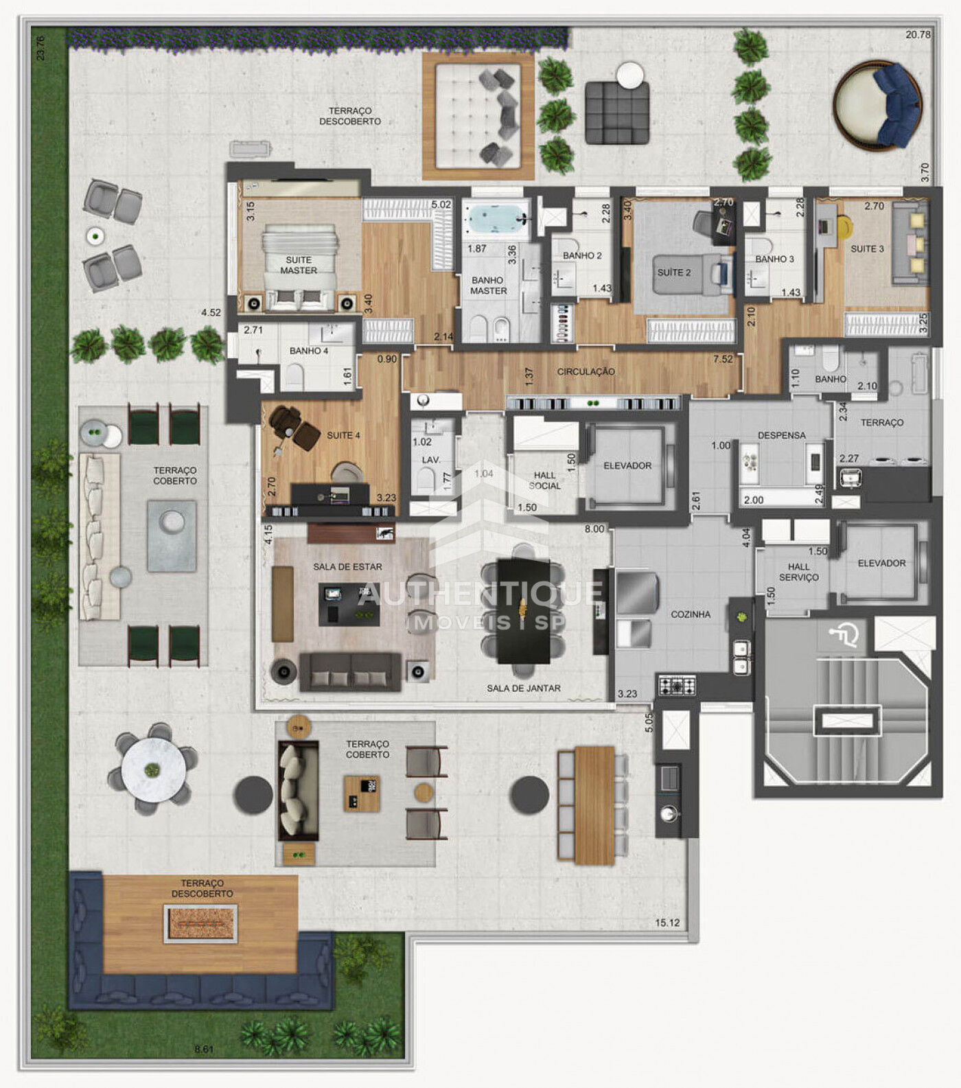 Apartamento, 4 quartos, 248 m² - Foto 27