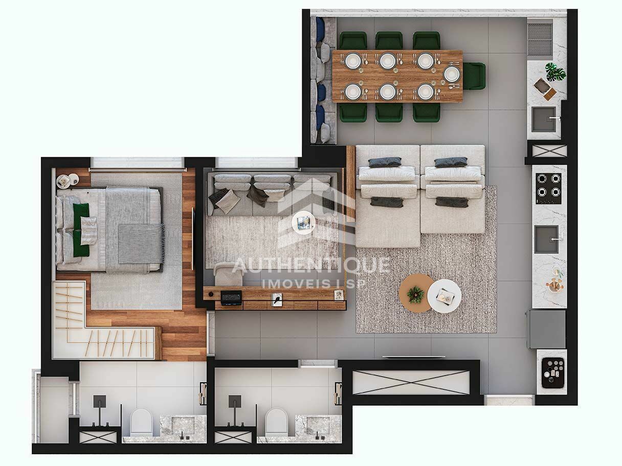 Apartamento, 1 quarto, 44 m² - Foto 22