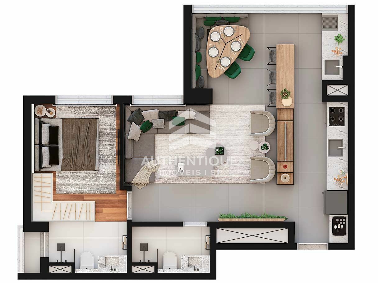 Apartamento, 1 quarto, 44 m² - Foto 23