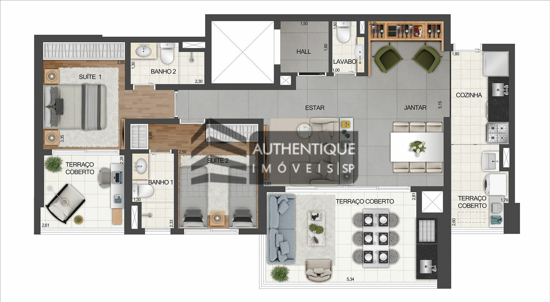 Apartamento à venda com 4 quartos, 283m² - Foto 49