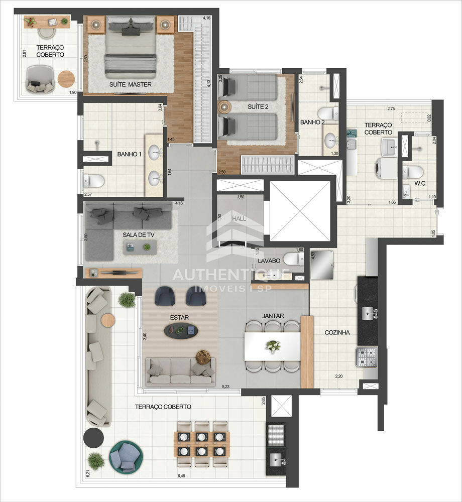 Apartamento, 4 quartos, 283 m² - Foto 50