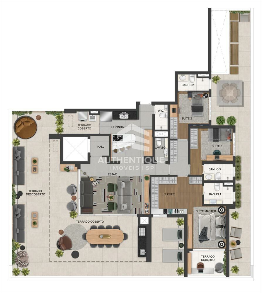 Apartamento, 4 quartos, 283 m² - Foto 48