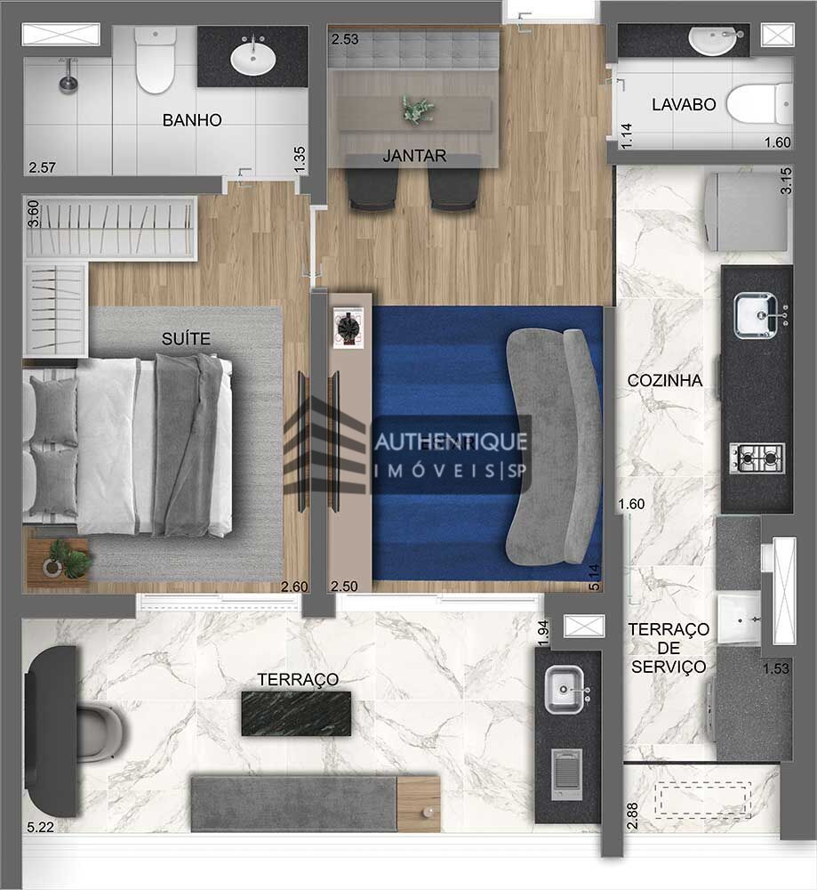 Apartamento à venda com 2 quartos, 75m² - Foto 29