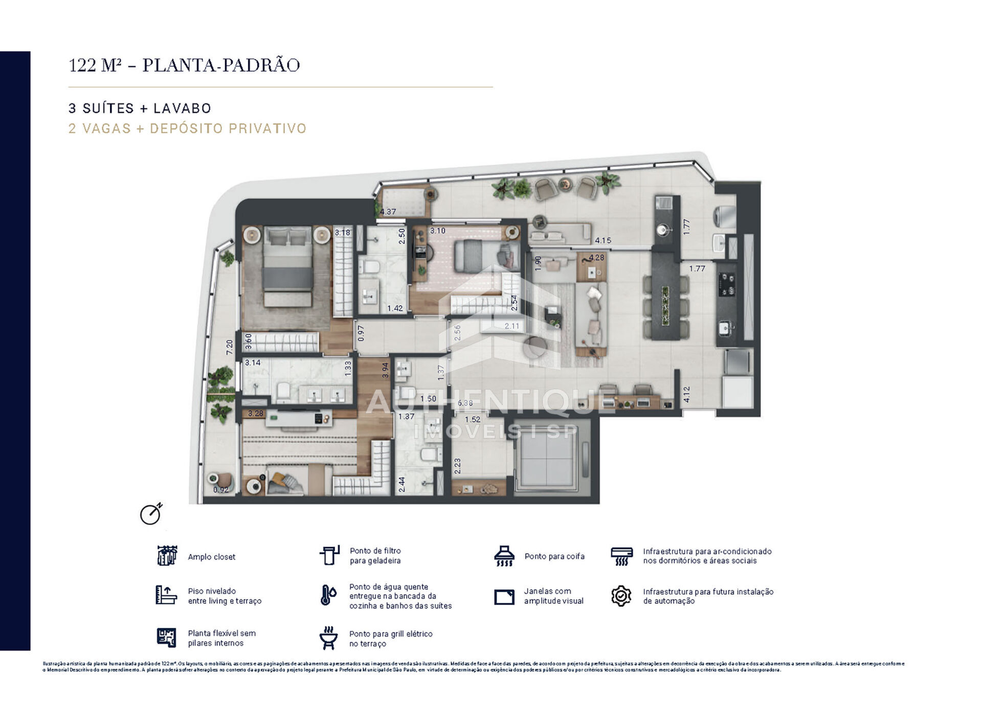 Apartamento, 2 quartos, 77 m² - Foto 38