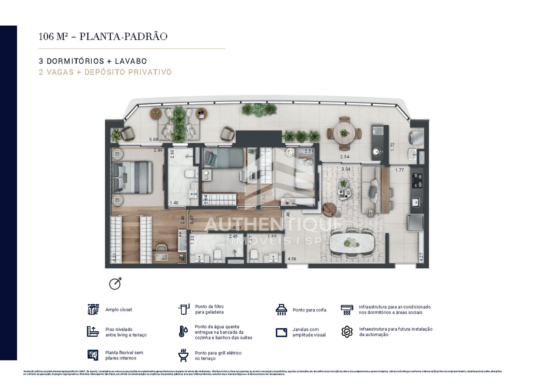 Apartamento, 2 quartos, 77 m² - Foto 37