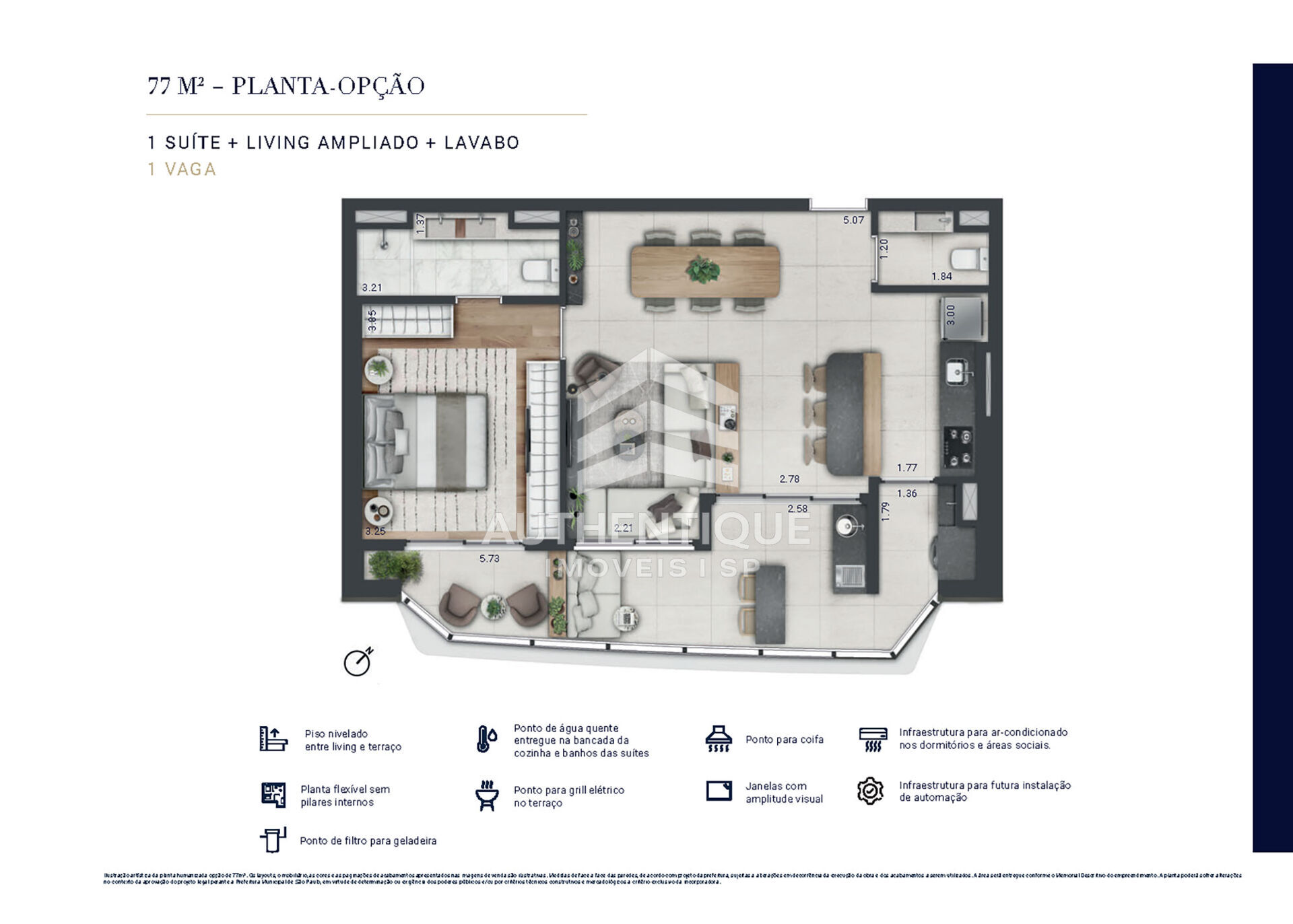 Apartamento, 2 quartos, 77 m² - Foto 32