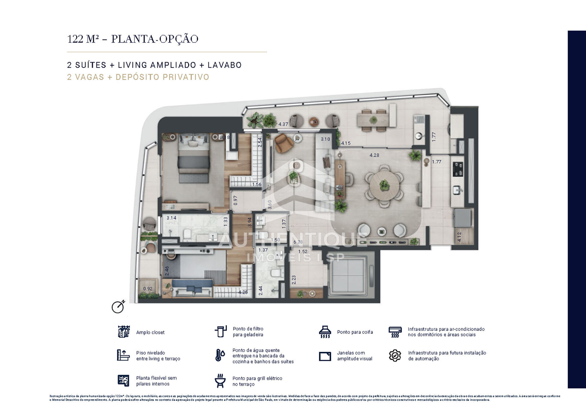 Apartamento, 2 quartos, 77 m² - Foto 34