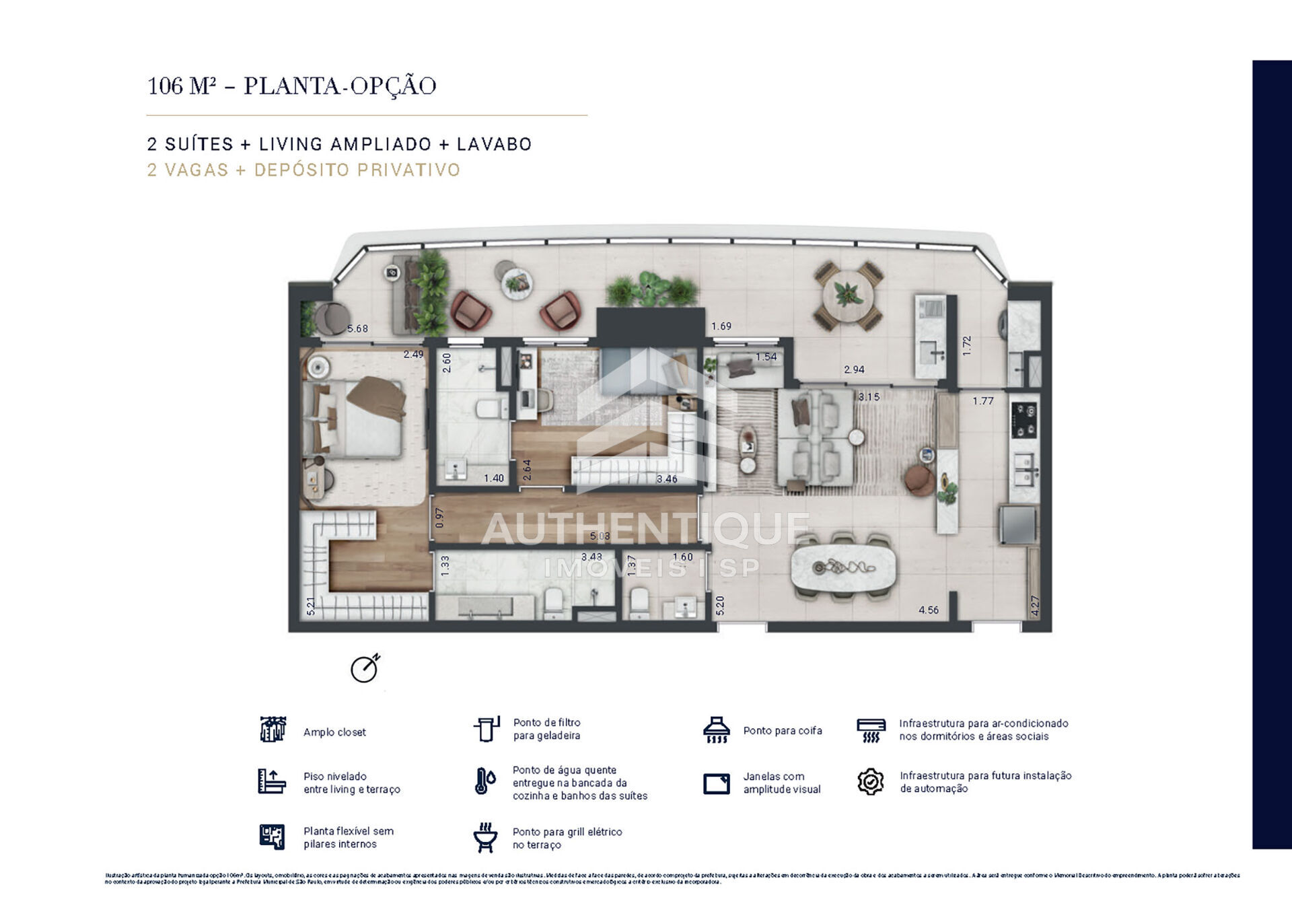 Apartamento, 2 quartos, 77 m² - Foto 33