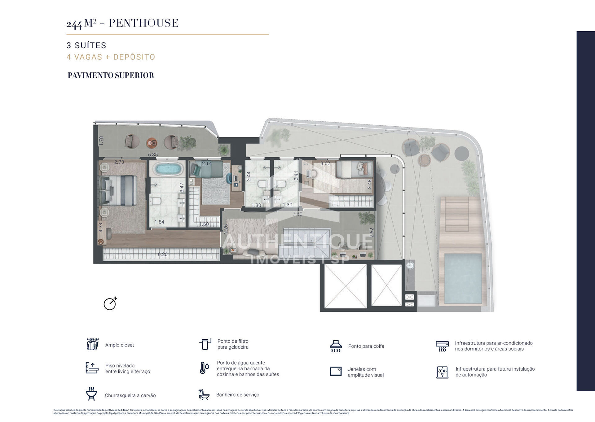 Apartamento, 2 quartos, 77 m² - Foto 43