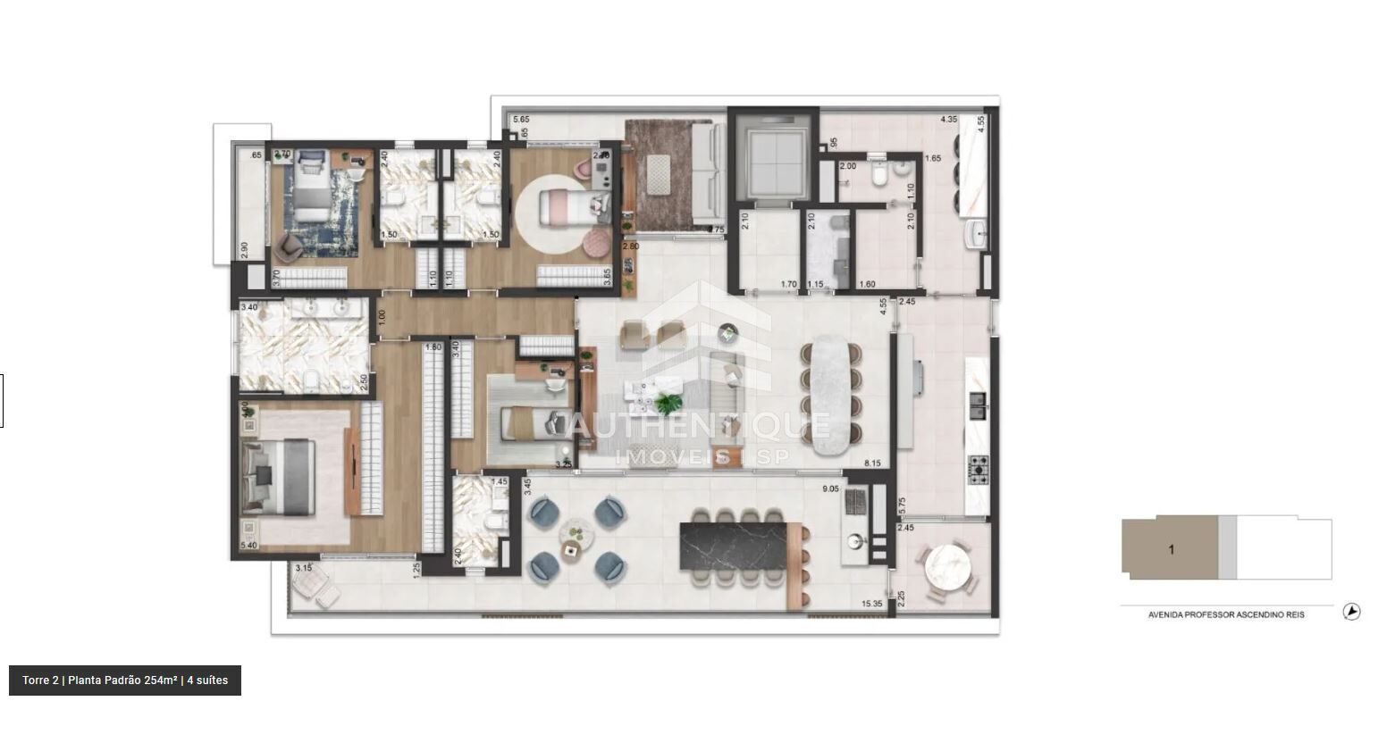 Apartamento, 4 quartos, 254 m² - Foto 16