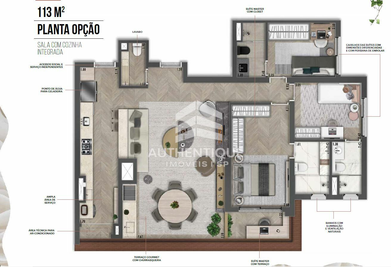 Cobertura, 3 quartos, 162 m² - Foto 33