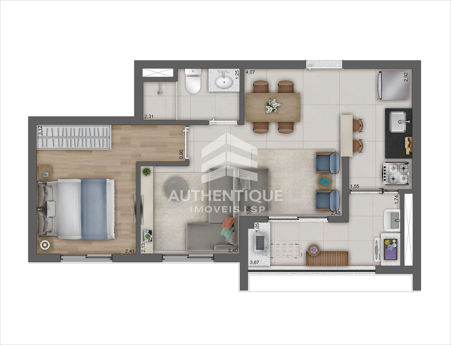 Apartamento, 2 quartos, 49 m² - Foto 22