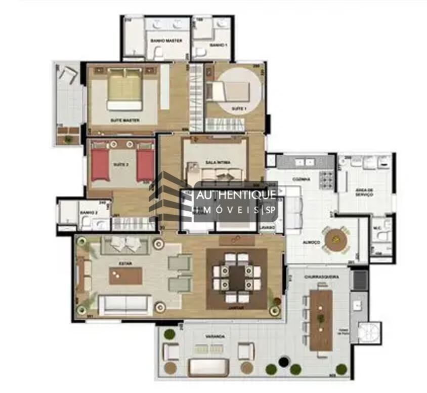 Apartamento à venda com 3 quartos, 200m² - Foto 48