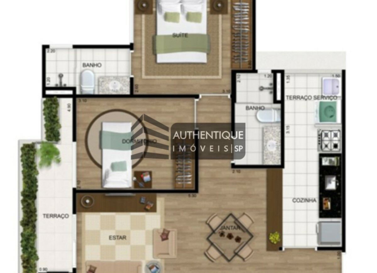 Apartamento à venda com 2 quartos, 62m² - Foto 42