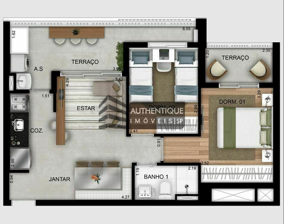 Apartamento à venda com 3 quartos, 98m² - Foto 20