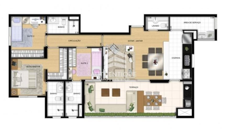 Apartamento, 3 quartos, 106 m² - Foto 35