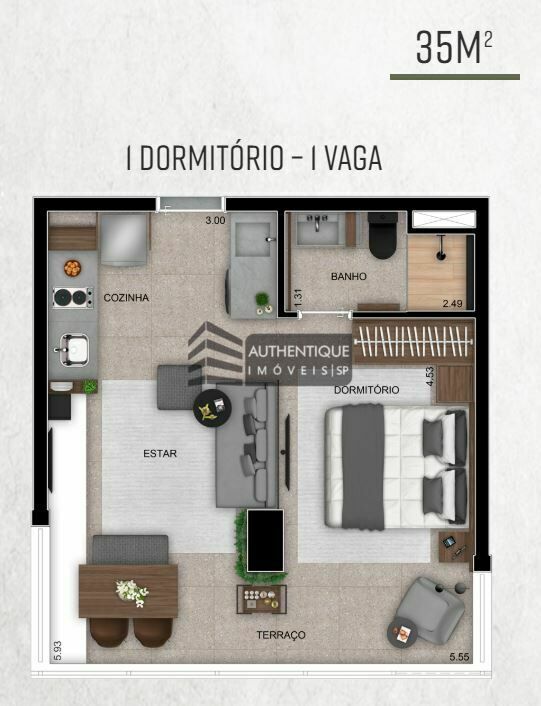 Apartamento à venda com 2 quartos, 62m² - Foto 43