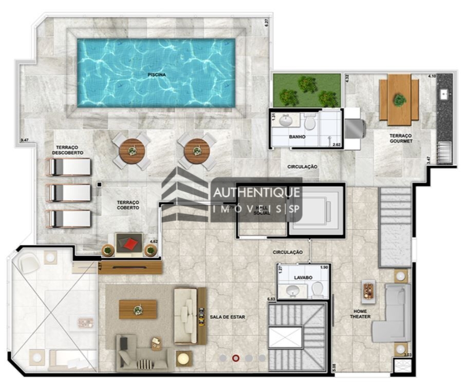 Apartamento à venda com 3 quartos, 200m² - Foto 11