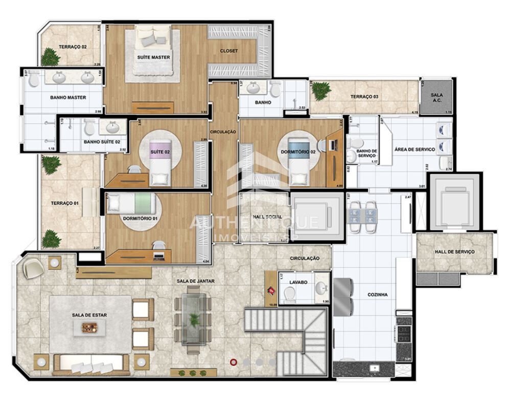 Apartamento, 3 quartos, 200 m² - Foto 12