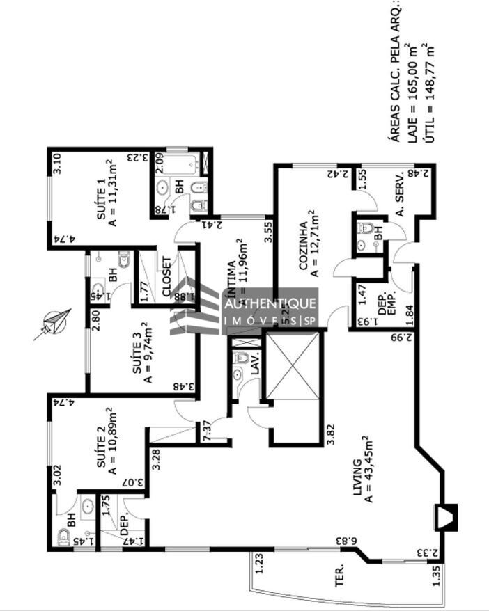 Apartamento à venda com 3 quartos, 160m² - Foto 32