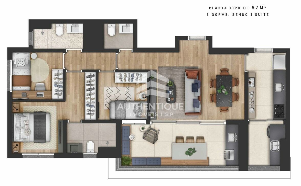 Apartamento, 3 quartos, 97 m² - Foto 32