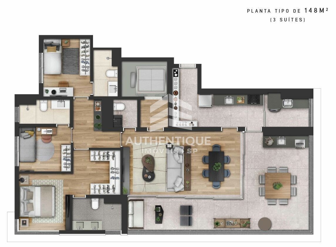 Apartamento, 3 quartos, 97 m² - Foto 34
