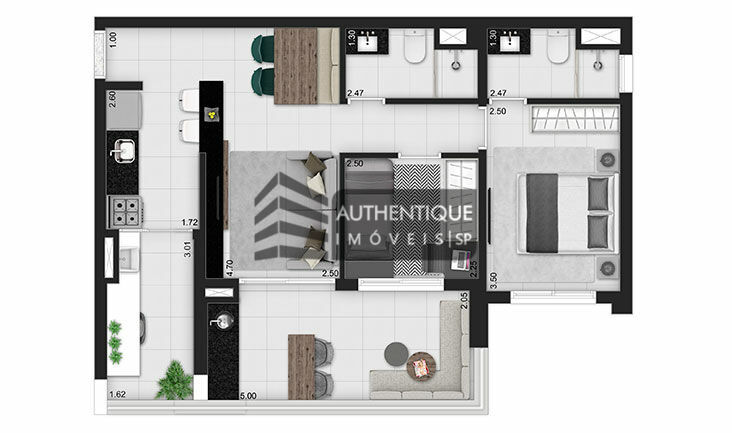 Apartamento à venda com 2 quartos, 68m² - Foto 33