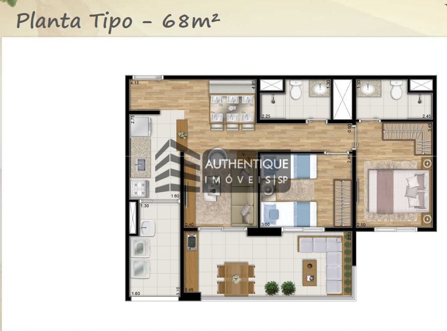 Apartamento à venda com 2 quartos, 68m² - Foto 27