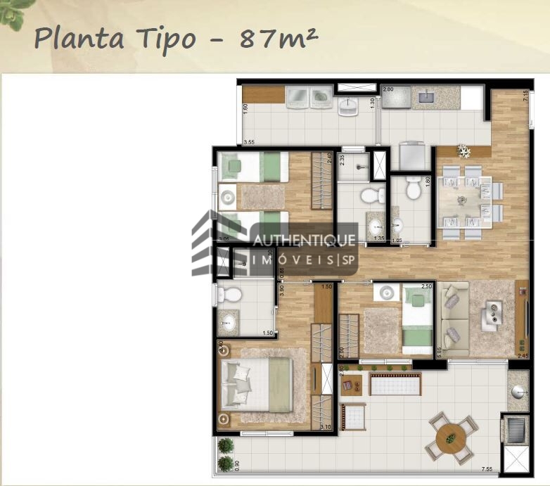 Apartamento à venda com 2 quartos, 68m² - Foto 28