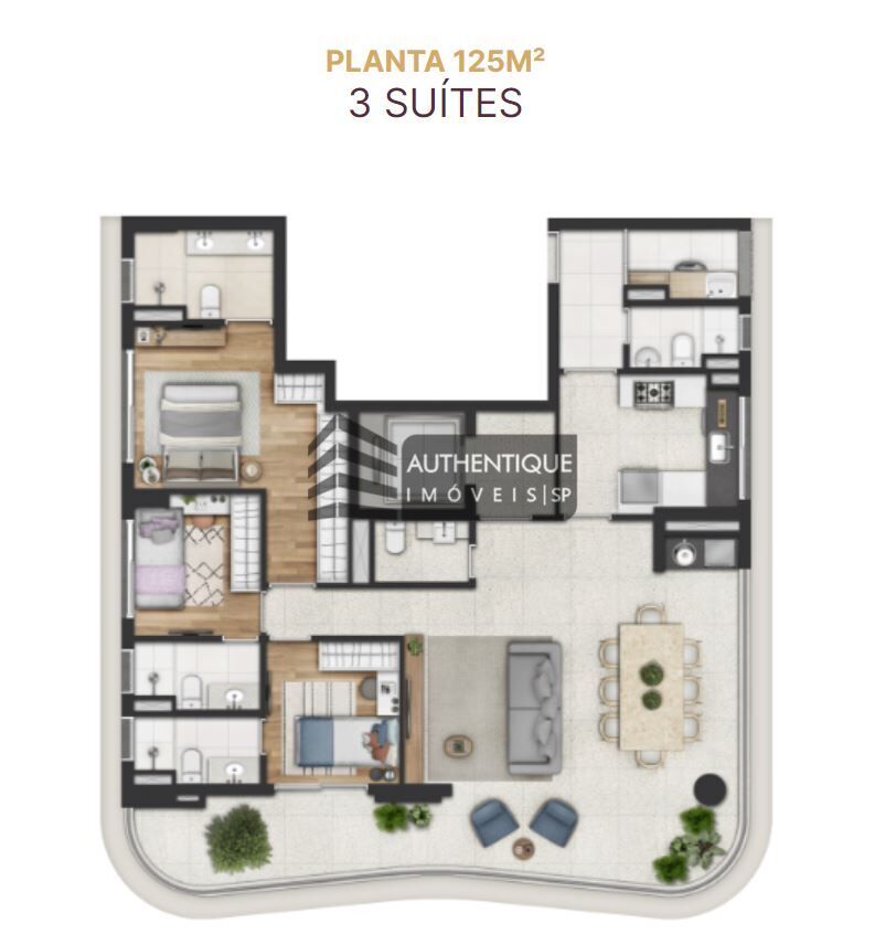 Apartamento à venda com 3 quartos, 125m² - Foto 51