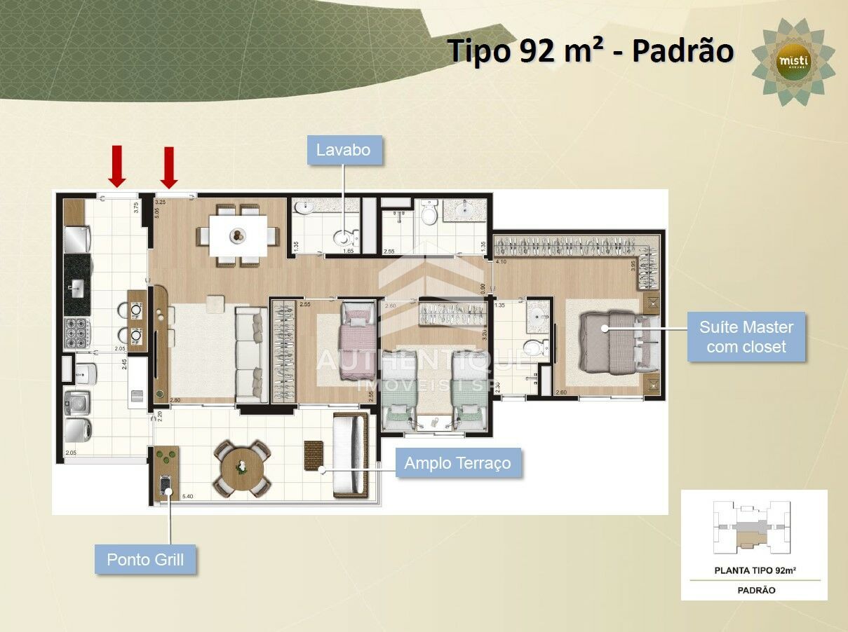 Apartamento, 1 quarto, 65 m² - Foto 50