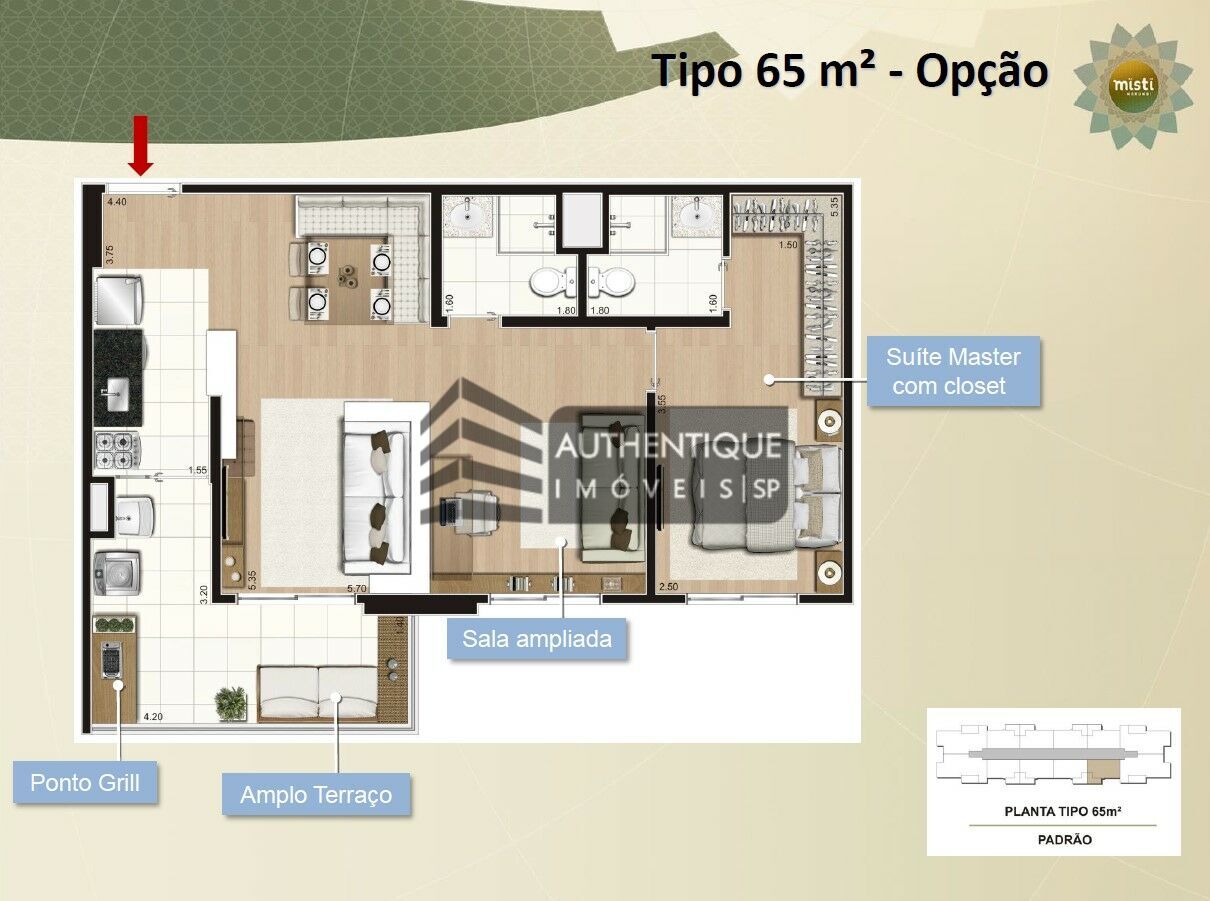 Apartamento à venda com 1 quarto, 65m² - Foto 48