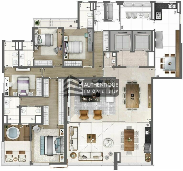 Apartamento à venda com 4 quartos, 343m² - Foto 23