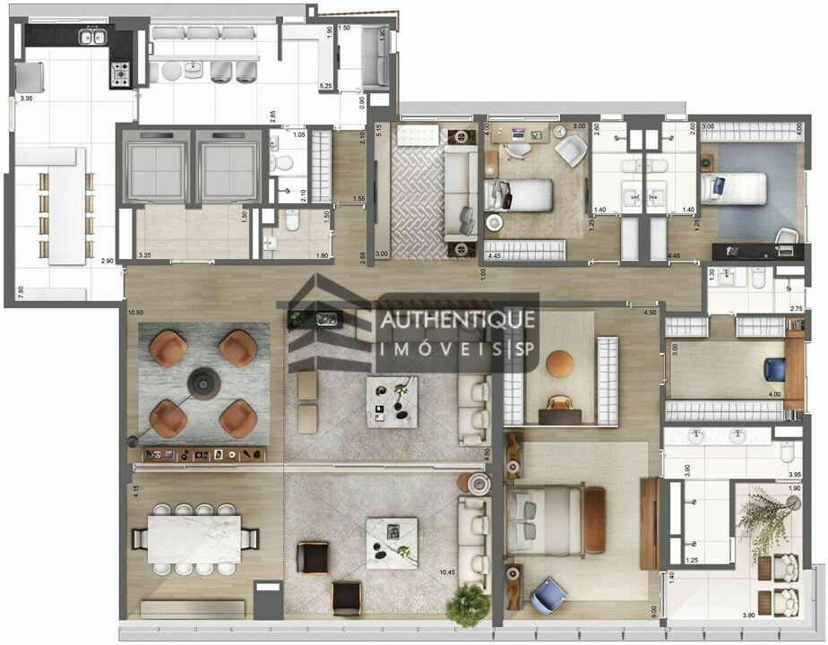 Apartamento à venda com 4 quartos, 343m² - Foto 24