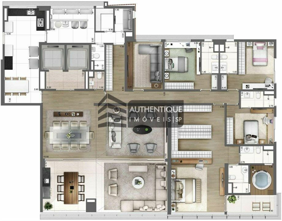 Apartamento à venda com 4 quartos, 343m² - Foto 19