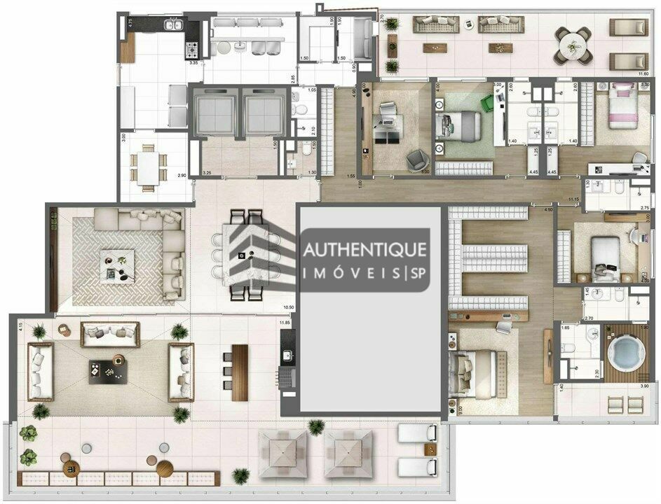 Apartamento à venda com 4 quartos, 343m² - Foto 22