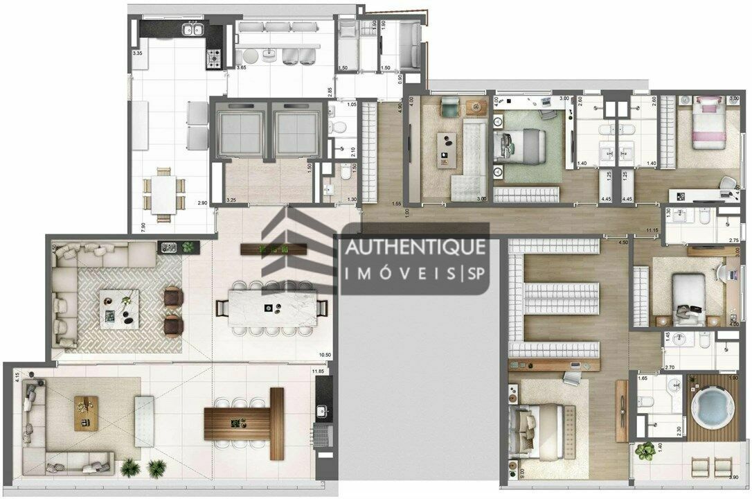 Apartamento à venda com 4 quartos, 343m² - Foto 20