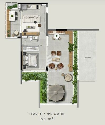 Apartamento, 1 quarto, 22 m² - Foto 16