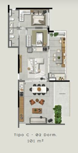 Apartamento, 1 quarto, 22 m² - Foto 17