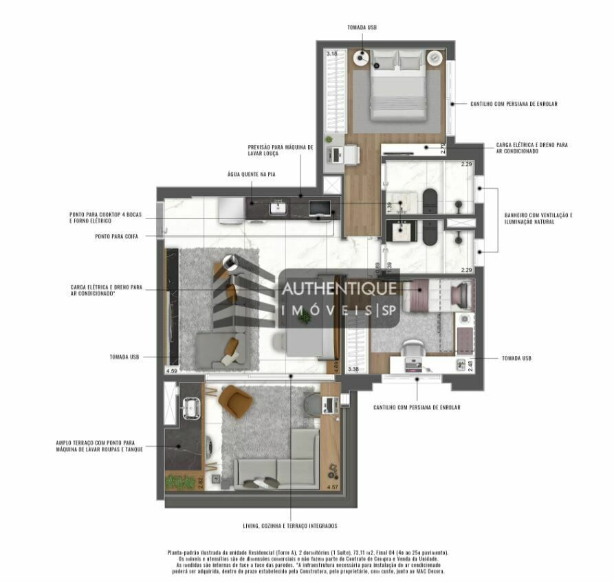 Apartamento à venda com 2 quartos, 125m² - Foto 48