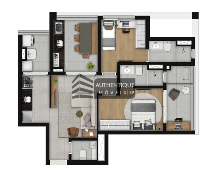 Apartamento à venda com 2 quartos, 62m² - Foto 20