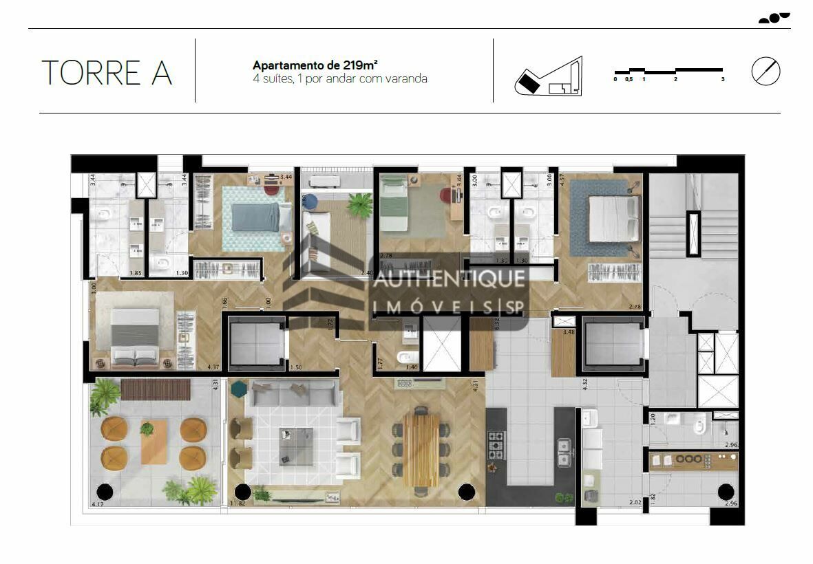 Apartamento à venda com 2 quartos, 130m² - Foto 32