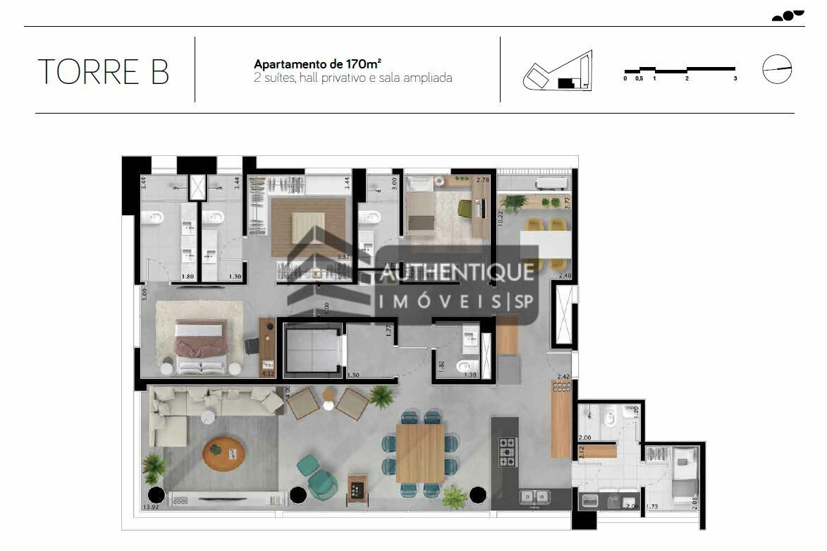 Apartamento à venda com 2 quartos, 130m² - Foto 30