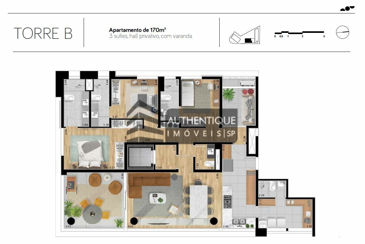 Apartamento à venda com 2 quartos, 130m² - Foto 36