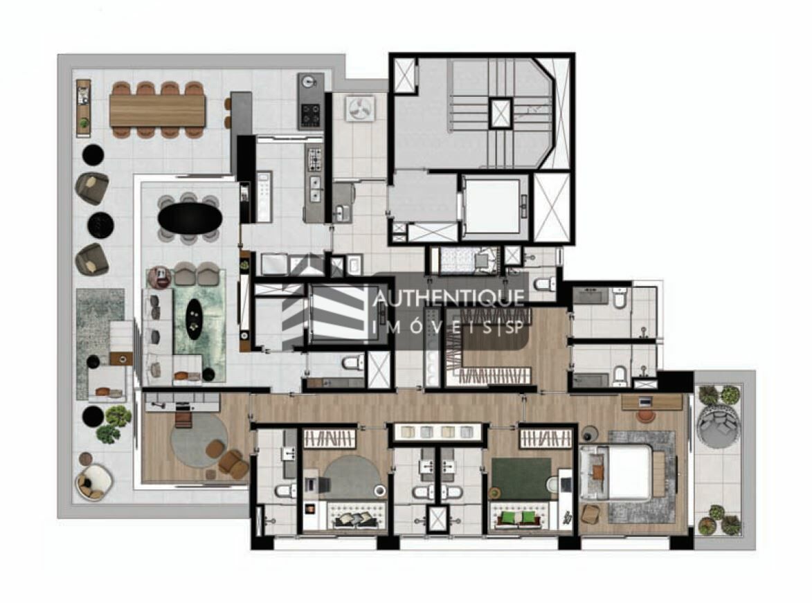 Apartamento à venda com 4 quartos, 327m² - Foto 16