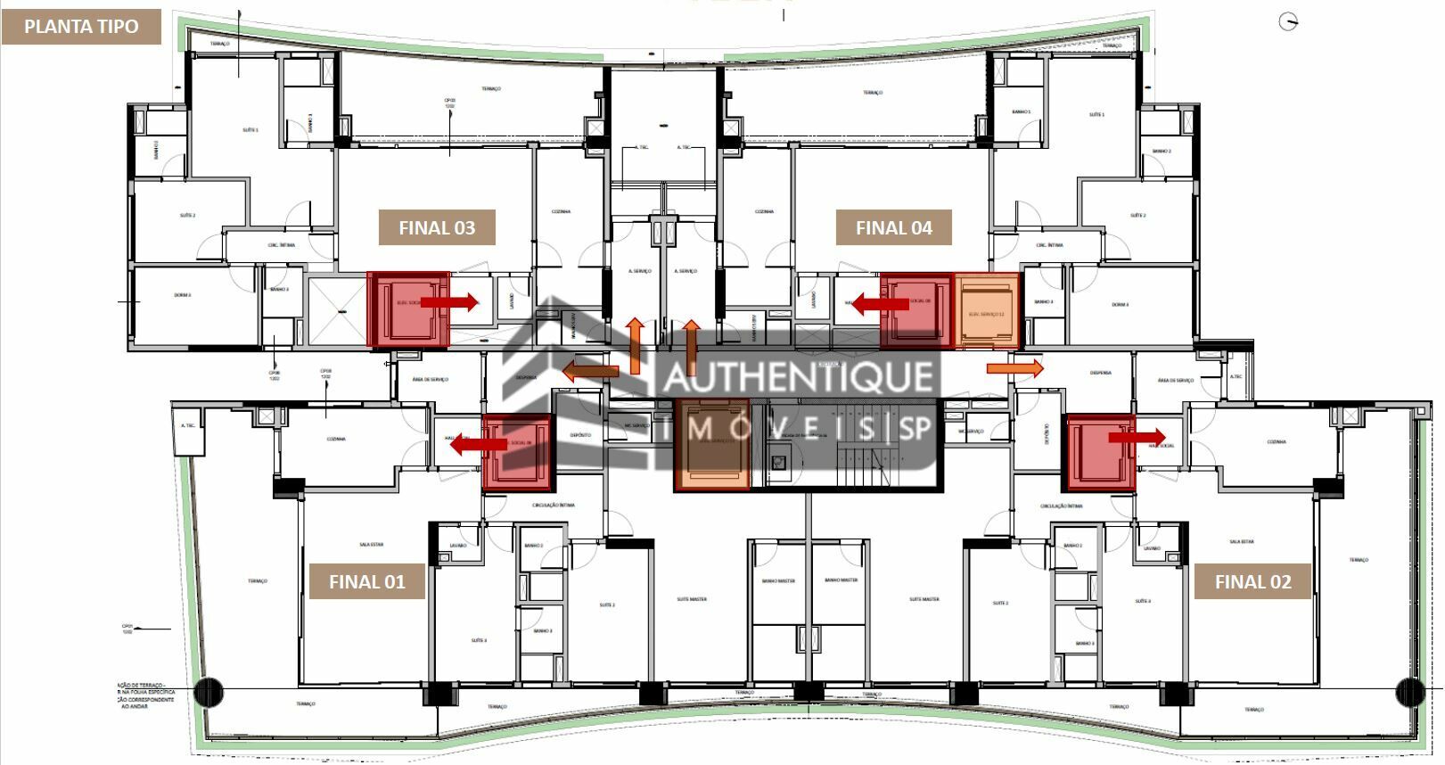 Apartamento à venda com 3 quartos, 221m² - Foto 51