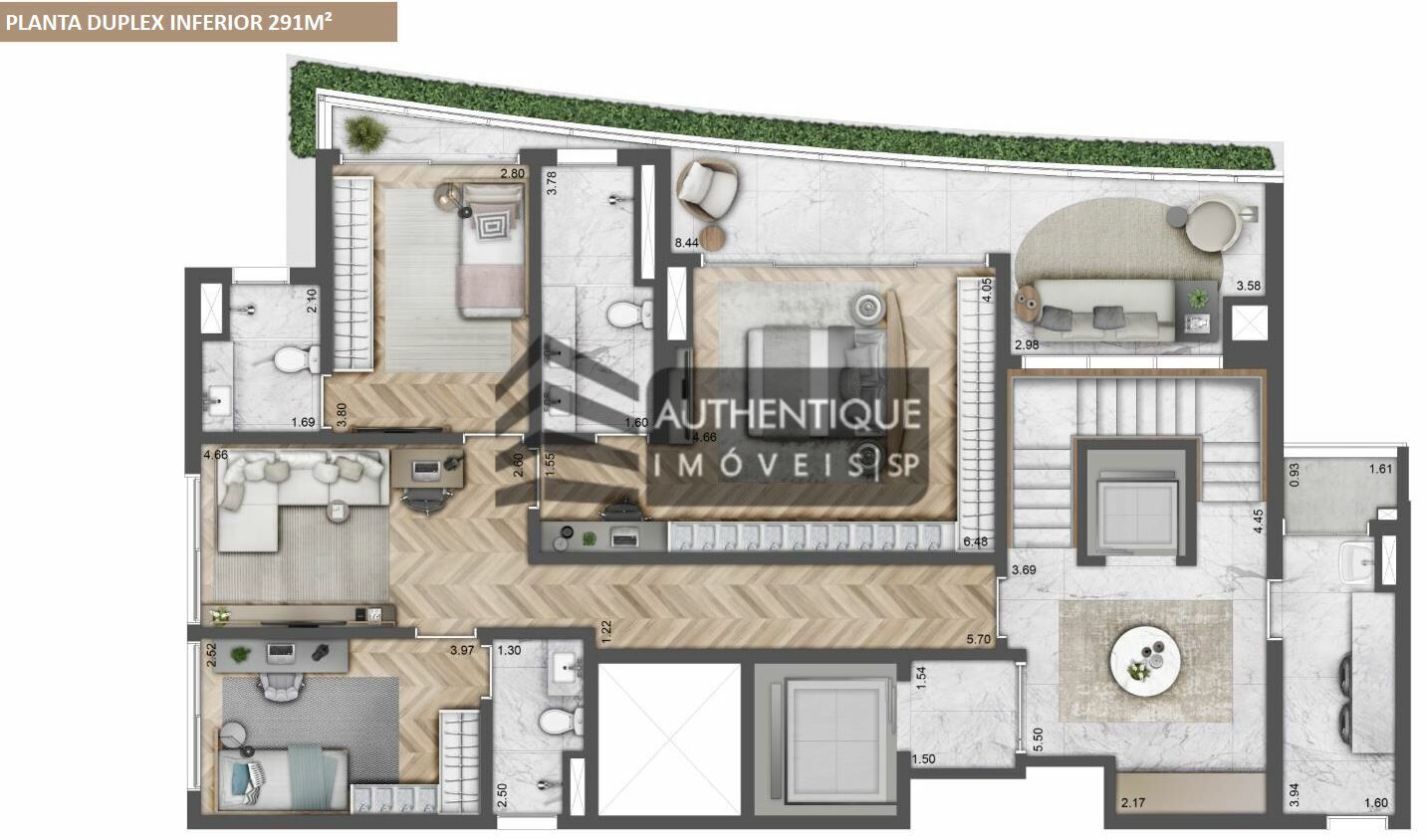 Apartamento à venda com 3 quartos, 221m² - Foto 45